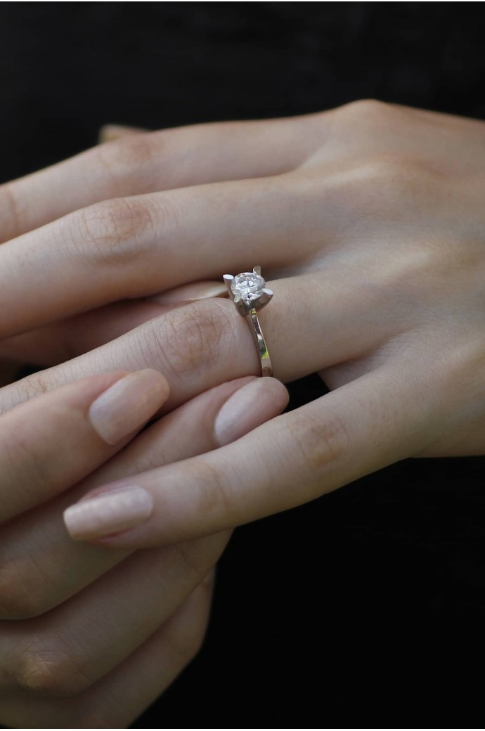 Tektaş Pırlanta Yüzük 0,40 Karat 