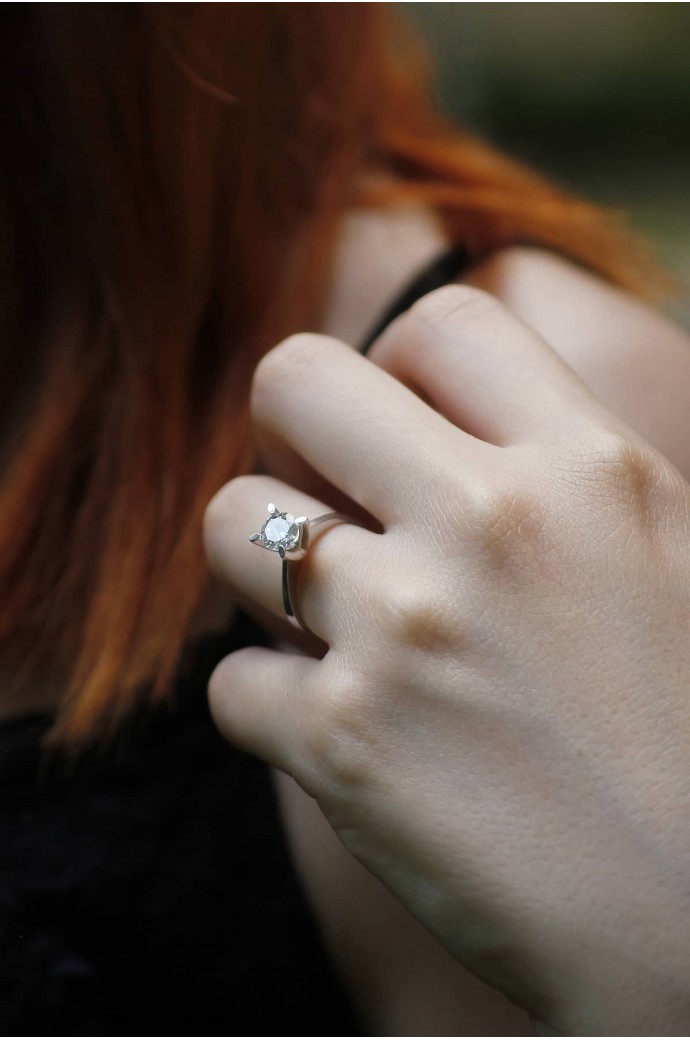 Tektaş Pırlanta Yüzük 0,40 Karat 