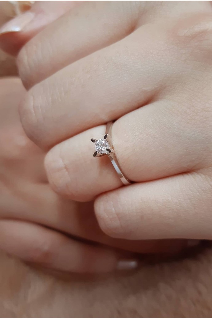 Tektaş Pırlanta Yüzük 0,25 Karat 