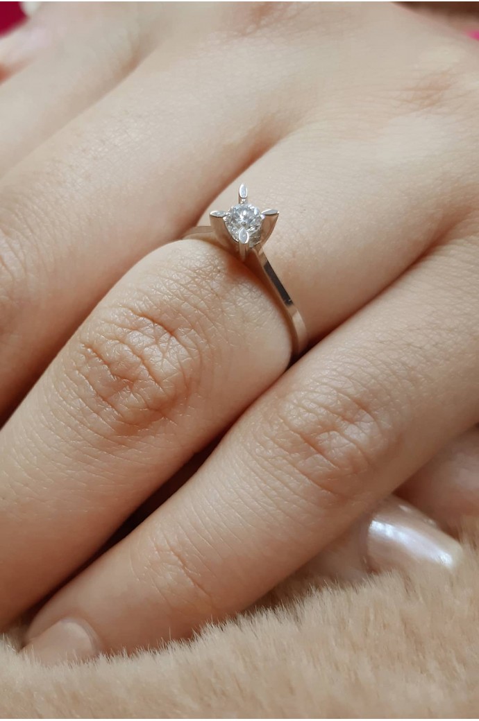 Tektaş Pırlanta Yüzük 0,25 Karat 