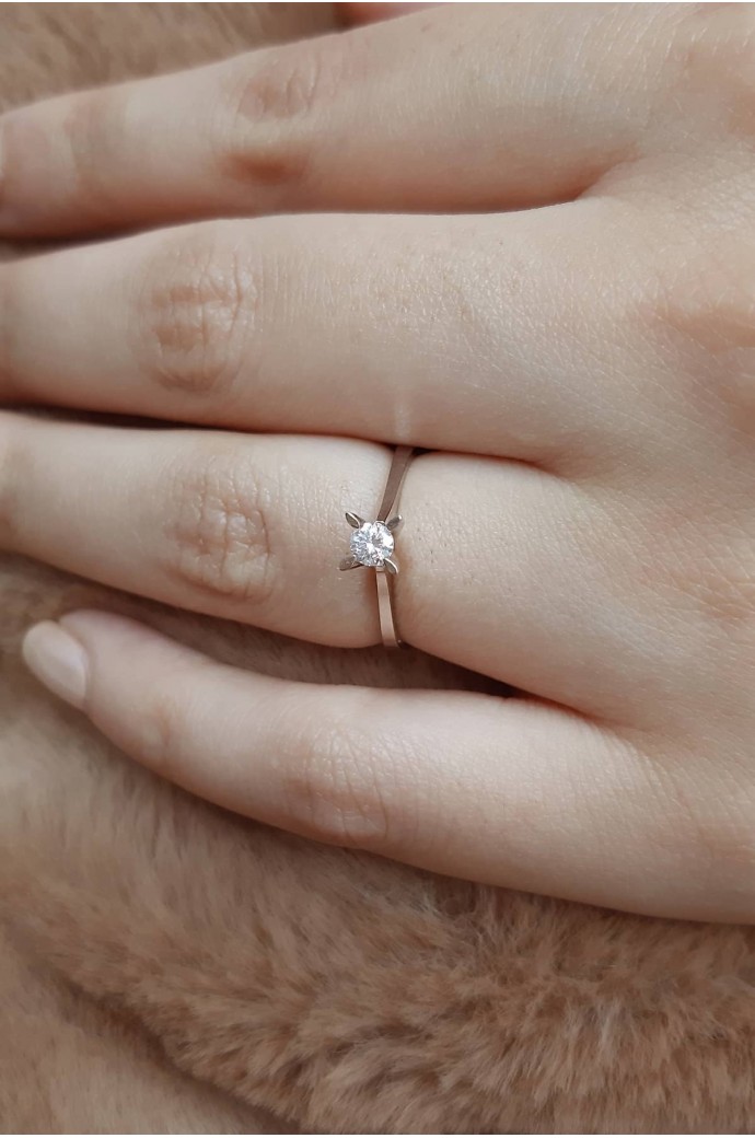 Tektaş Pırlanta Yüzük 0,25 Karat 