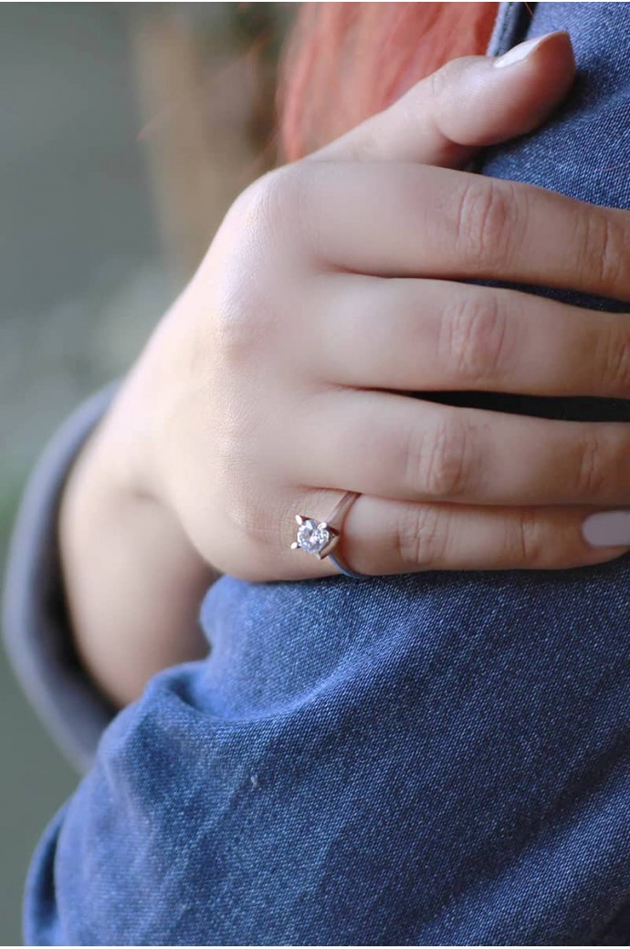 Tektaş Pırlanta Yüzük 0,70 Karat 