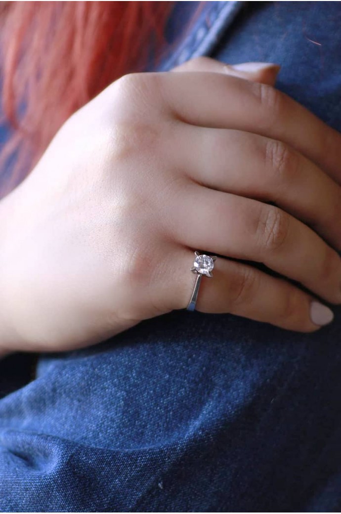 Tektaş Pırlanta Yüzük 0,70 Karat 