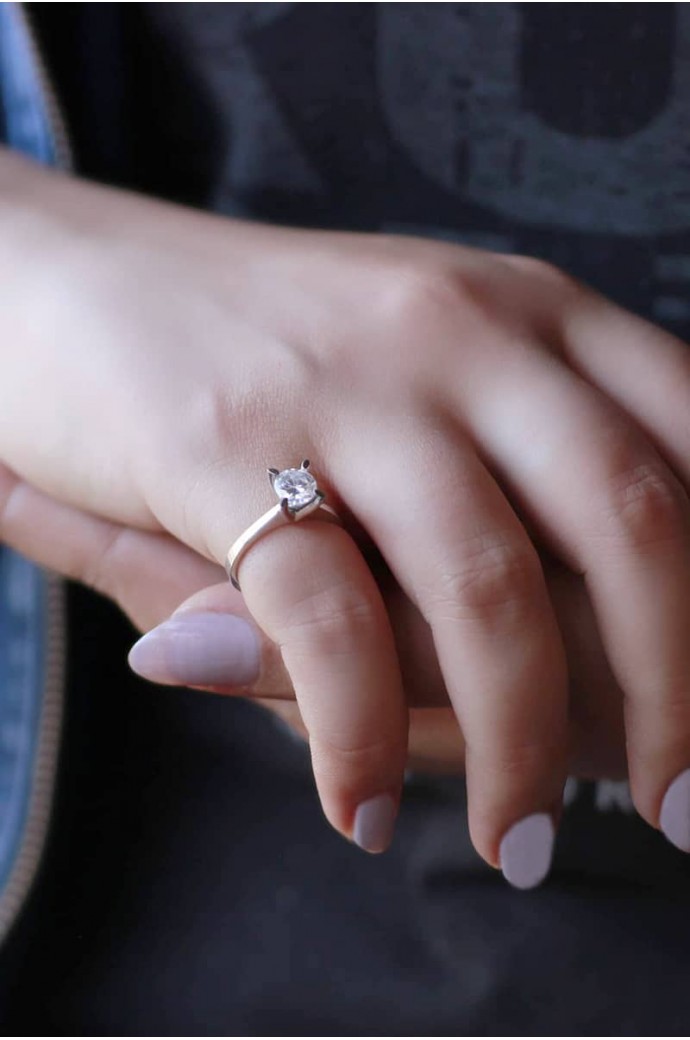 Tektaş Pırlanta Yüzük 0,70 Karat 