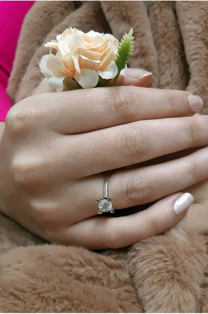 Tektaş Pırlanta Yüzük 0,70 Karat 