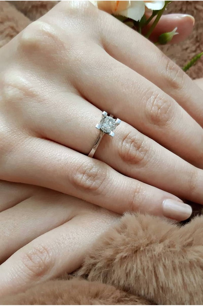 Tektaş Pırlanta Yüzük 0,70 Karat 