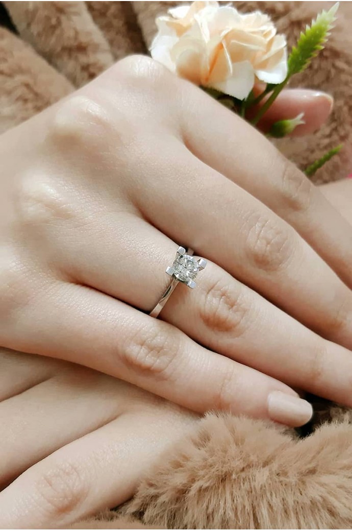 Tektaş Pırlanta Yüzük 0,70 Karat 