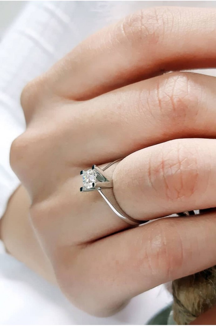 Tektaş Pırlanta Yüzük 0,70 Karat 