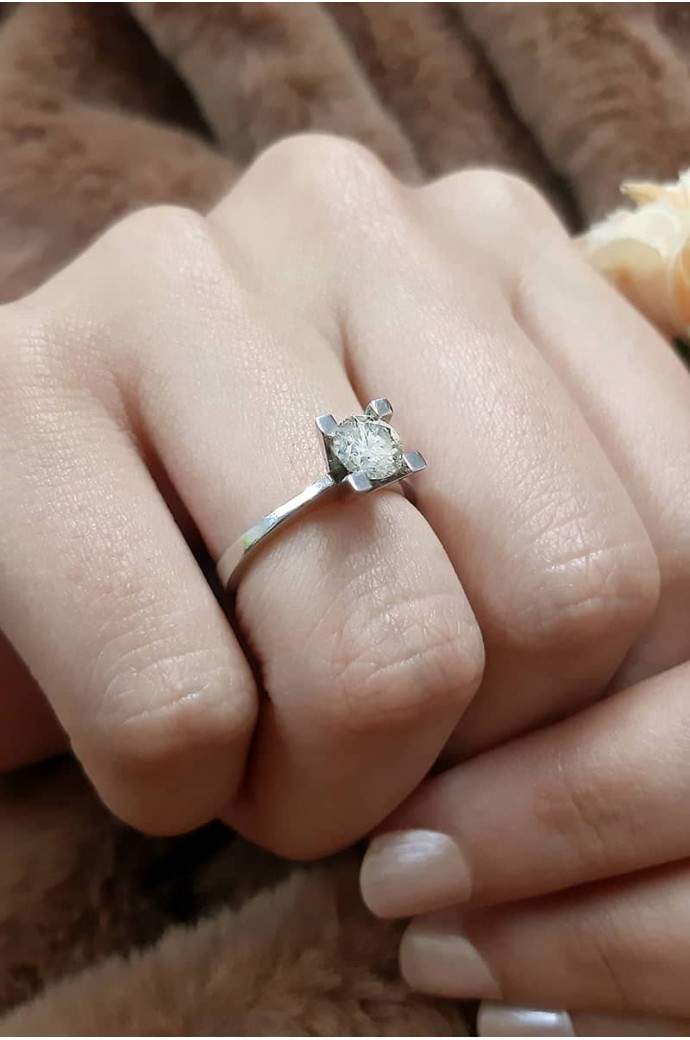 Tektaş Pırlanta Yüzük 0,60 Karat 