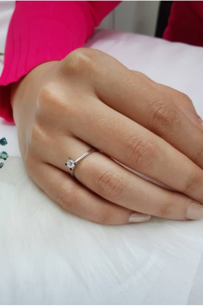 Tektaş Pırlanta Yüzük 0,30 Karat