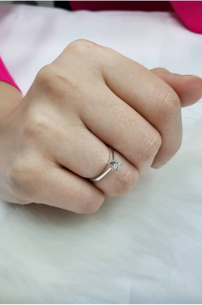 Tektaş Pırlanta Yüzük 0,15 Karat 