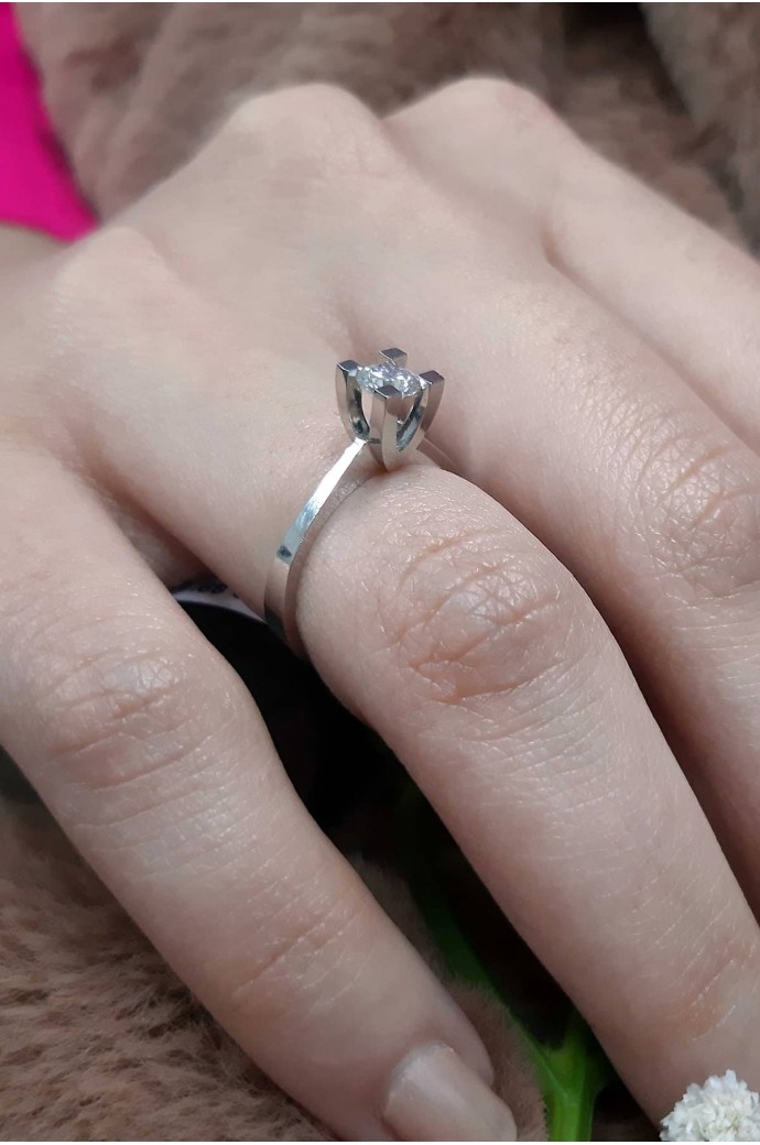 Tektaş Pırlanta Yüzük 0,30 Karat 