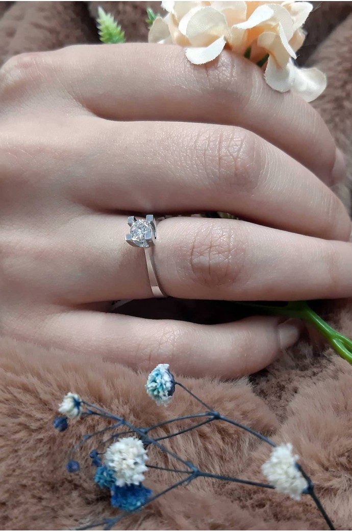 Tektaş Pırlanta Yüzük 0,30 Karat 