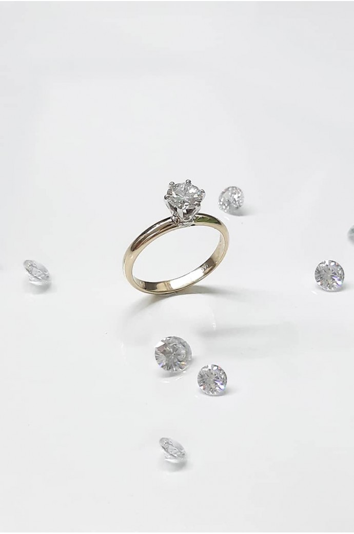 Tektaş Pırlanta Yüzük 0,60 Karat 