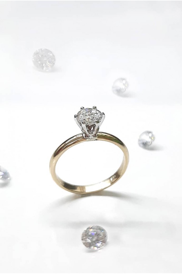 Tektaş Pırlanta Yüzük 0,60 Karat 