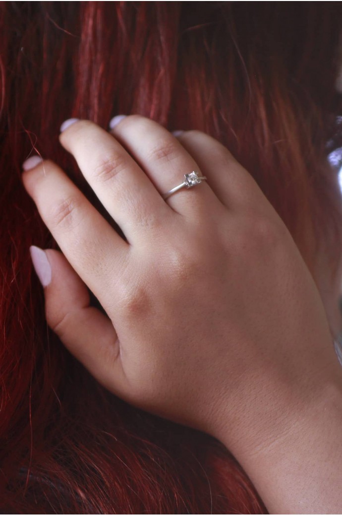 Tektaş Pırlanta Yüzük 0,21 Karat 