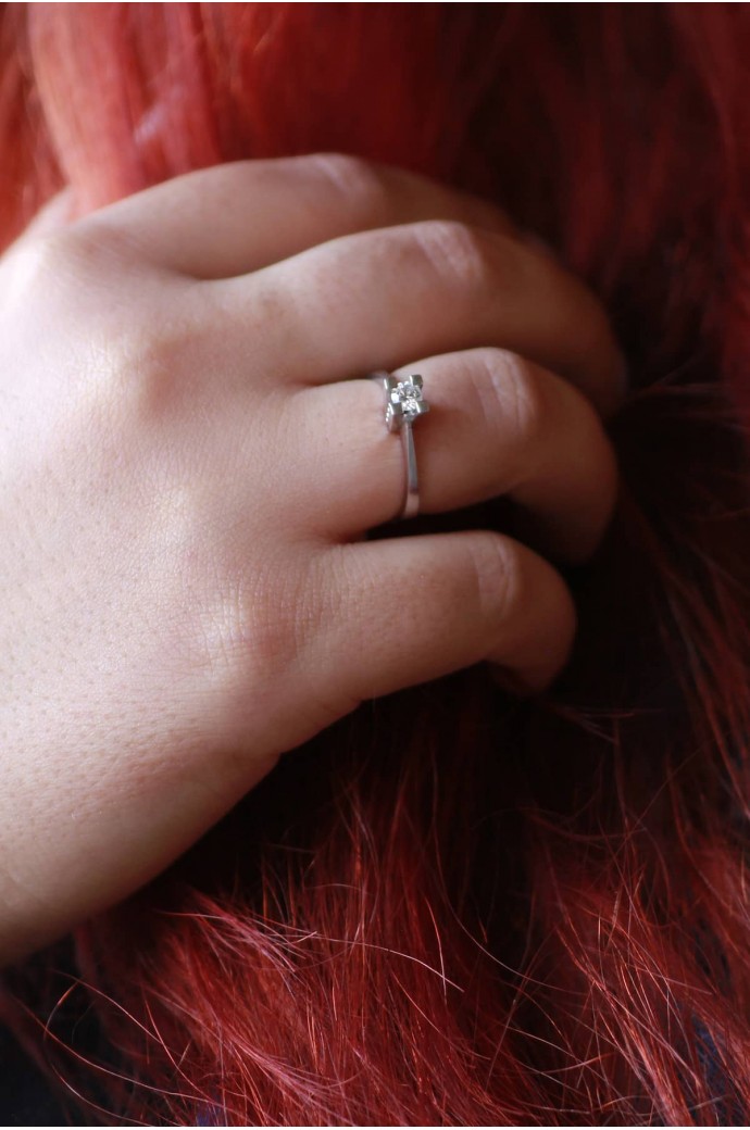 Tektaş Pırlanta Yüzük 0,21 Karat 