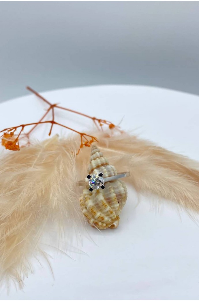 Tektaş Pırlanta Yüzük 0,50 Karat 