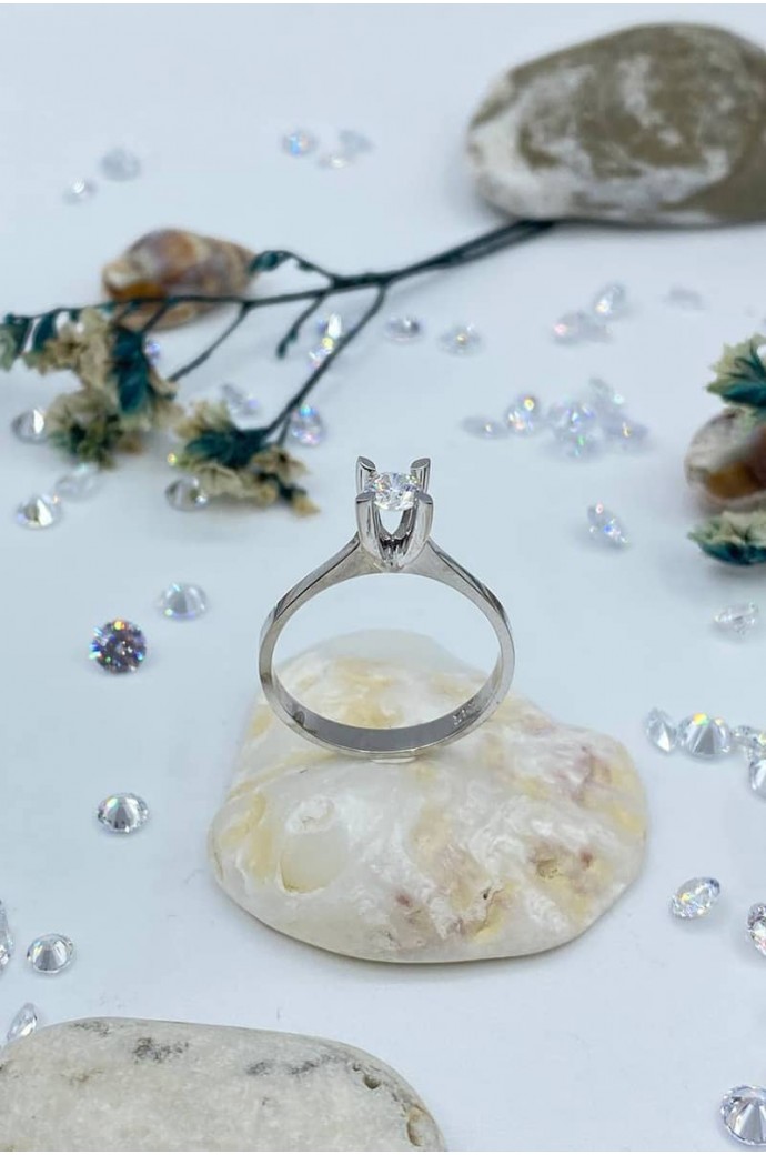 Tektaş Pırlanta Yüzük 0,10 Karat 