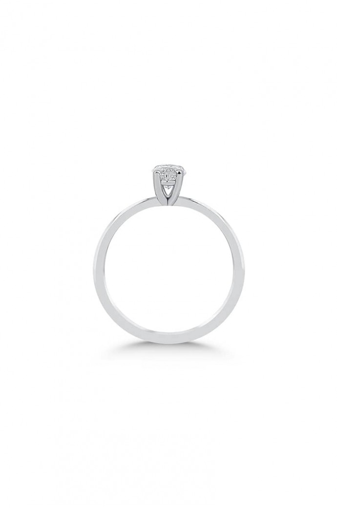 Tektaş Pırlanta Yüzük Markiz Kesim 0,50 Karat 