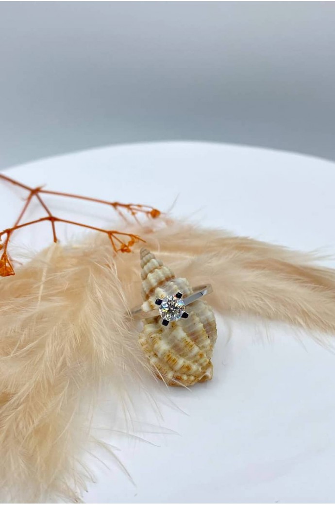 Tektaş Pırlanta Yüzük 0,50  Karat 