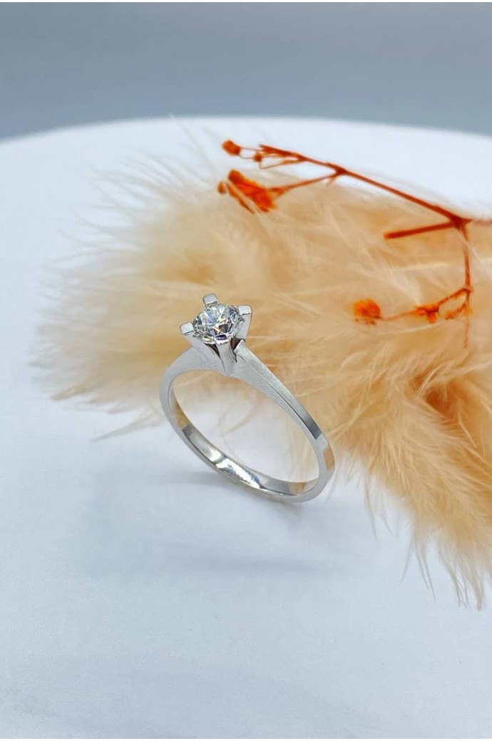 Tektaş Pırlanta Yüzük 0,50  Karat 