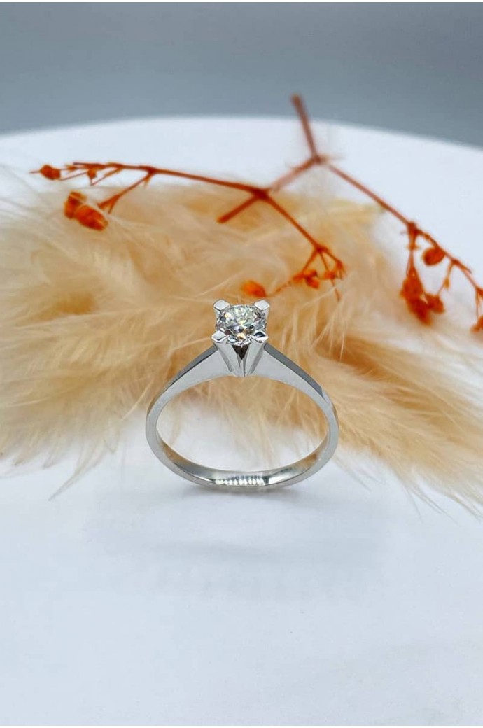 Tektaş Pırlanta Yüzük 0,50  Karat 