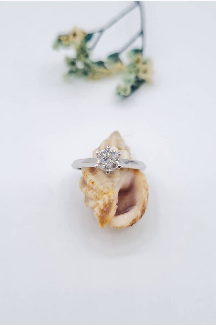 Tektaş Pırlanta Yüzük 0,50  Karat 