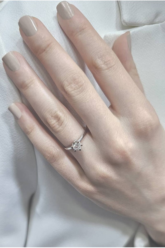 Tektaş Pırlanta Yüzük 0,40 Karat 