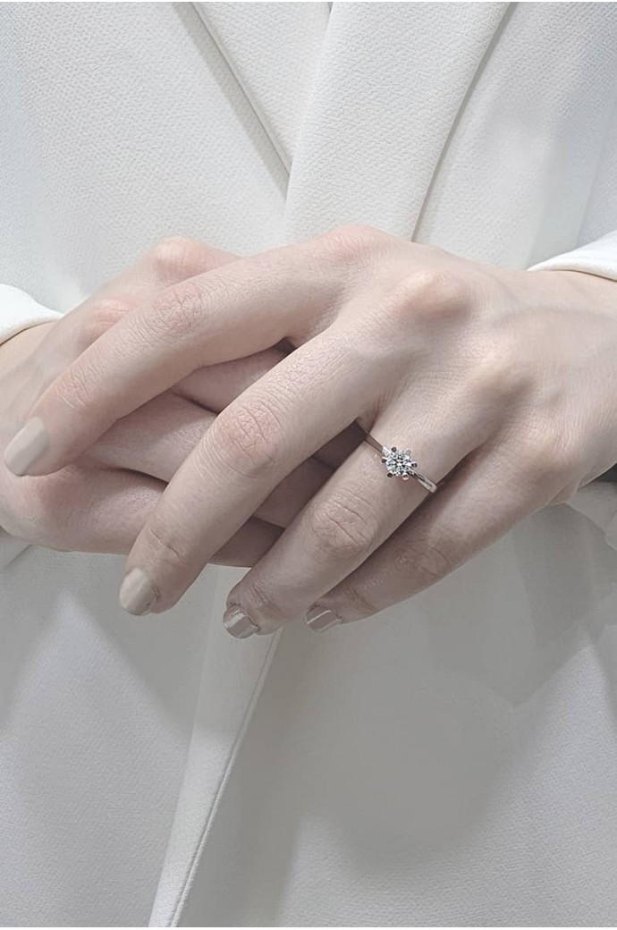 Tektaş Pırlanta Yüzük 0,40 Karat 