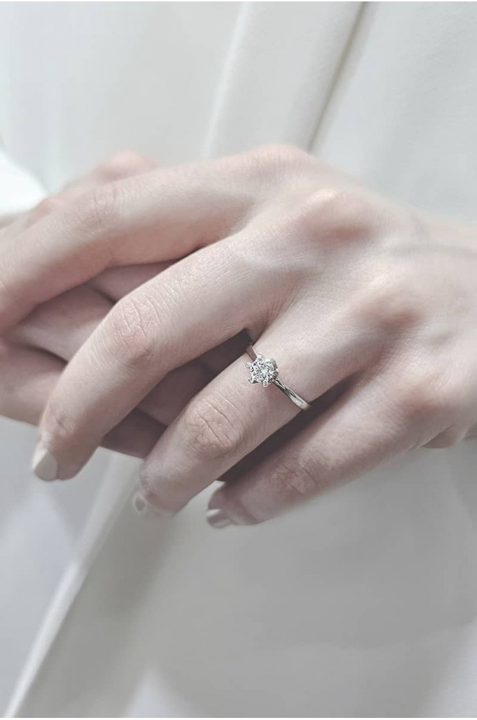 Tektaş Pırlanta Yüzük 0,40 Karat 