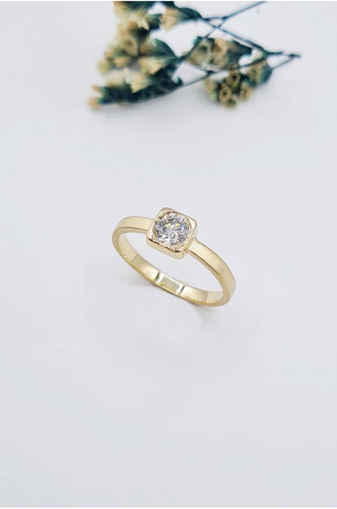 Tektaş Pırlanta Yüzük 0,40 Karat 