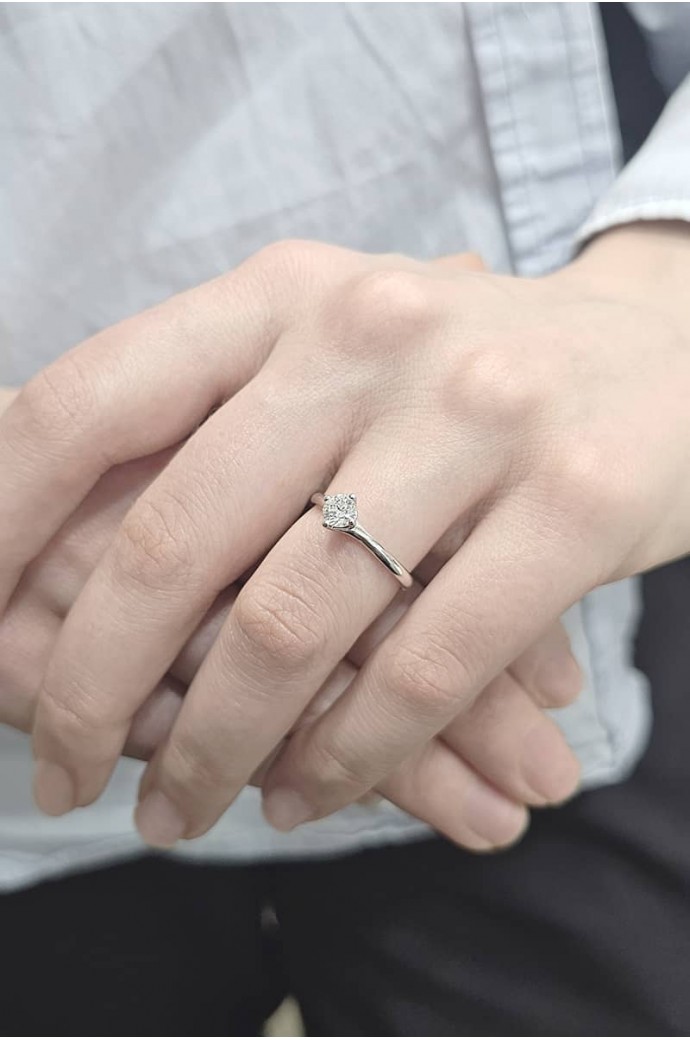 Tektaş Pırlanta Yüzük 0,40 Karat 