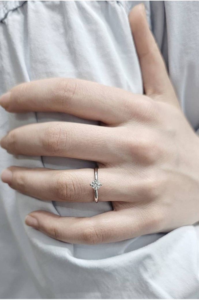 Tektaş Pırlanta Yüzük 0,40 Karat 