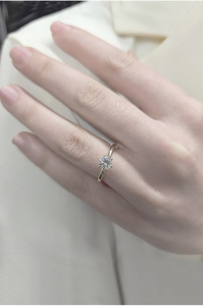 Tektaş Pırlanta Yüzük 0,50 Karat 