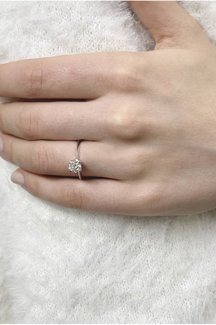 Tektaş Pırlanta Yüzük 0,60 Karat 