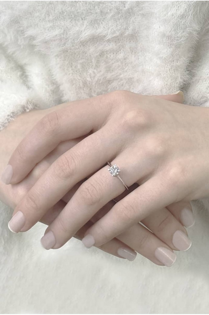 Tektaş Pırlanta Yüzük 0,60 Karat 