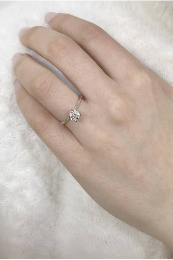 Tektaş Pırlanta Yüzük 0,60 Karat 