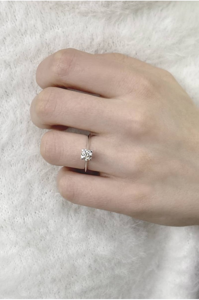 Tektaş Pırlanta Yüzük 0,60 Karat 