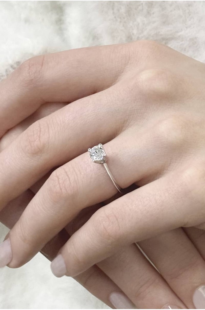 Tektaş Pırlanta Yüzük 0,60 Karat 