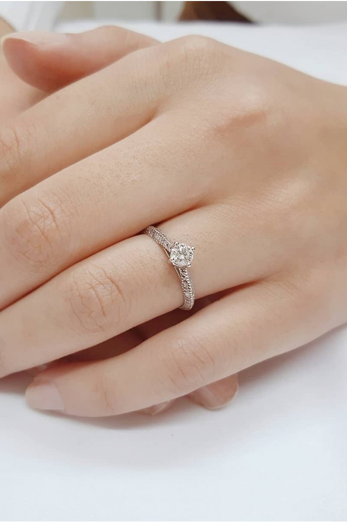 Tektaş Pırlanta Yüzük 64 Karat 