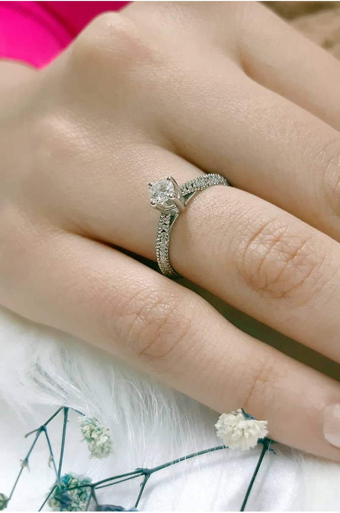 Tektaş Pırlanta Yüzük 64 Karat 