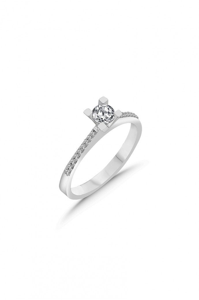 Tektaş Pırlanta Yüzük 0,34 Karat 