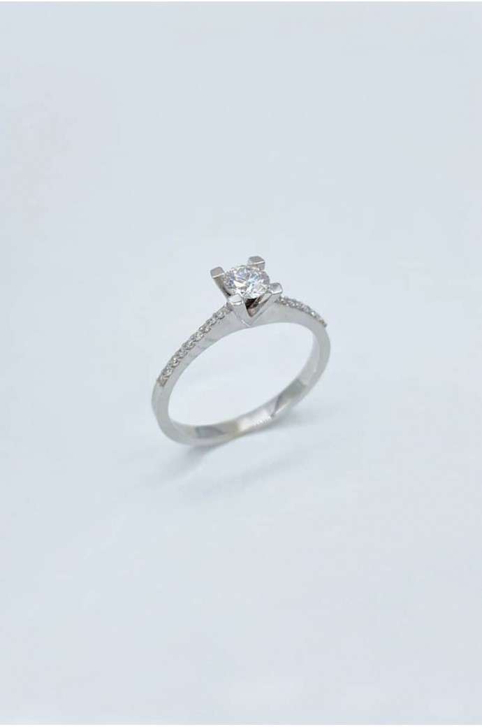 Tektaş Pırlanta Yüzük 0,52 Karat 