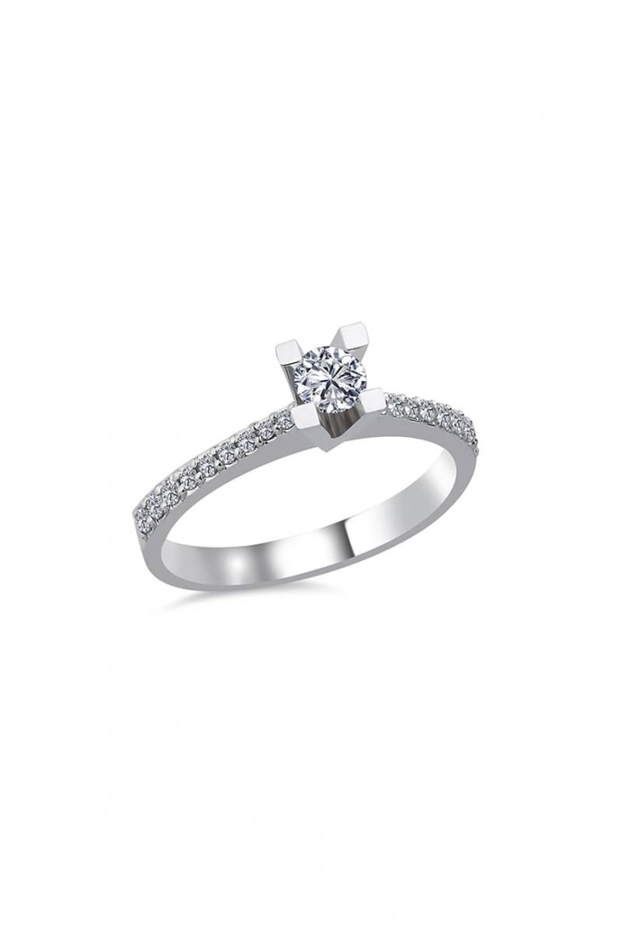 Tektaş Pırlanta Yüzük 0,45 Karat 