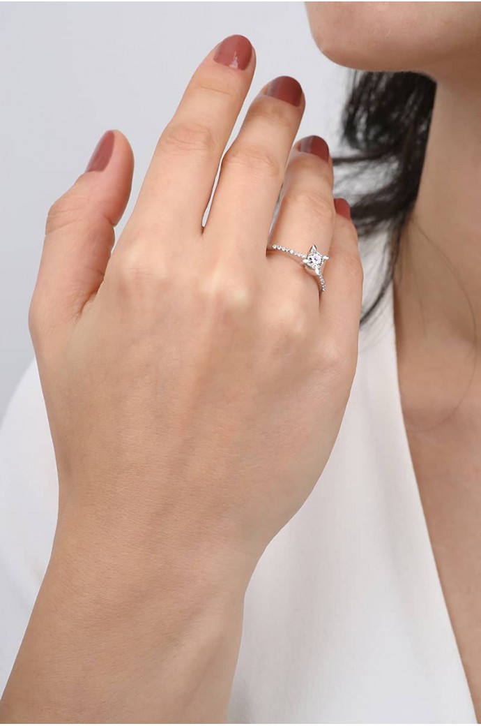 Tektaş Pırlanta Yüzük 0,42 Karat 