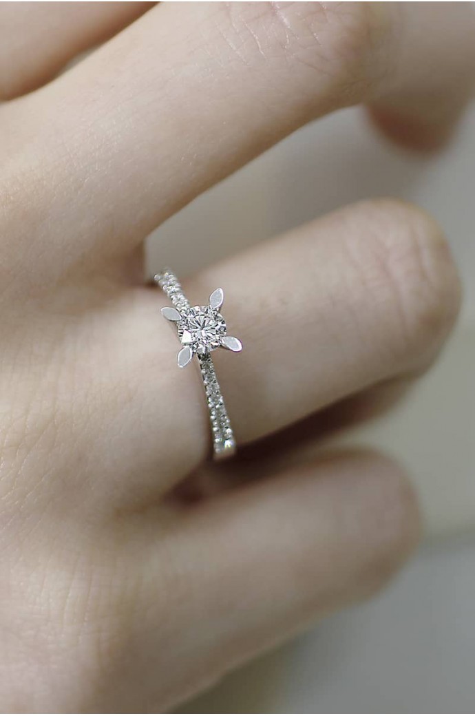 Tektaş Pırlanta Yüzük 0,59 Karat 