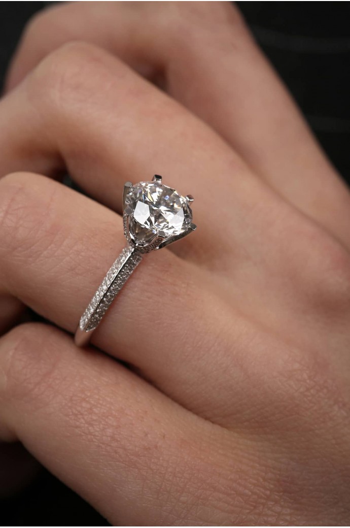 Tektaş Pırlanta Yüzük 3,93 Karat 