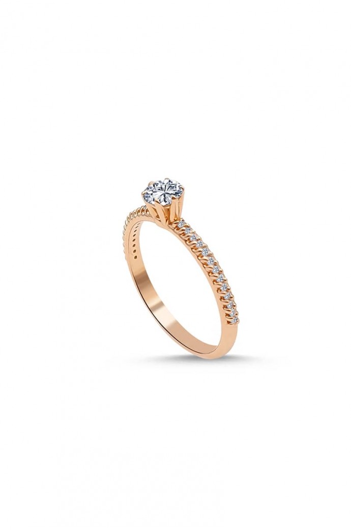 Tektaş Pırlanta Yüzük 0,40 Karat 