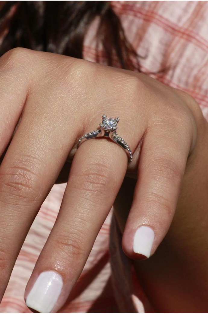 Tektaş Pırlanta Yüzük 0,75 Karat 